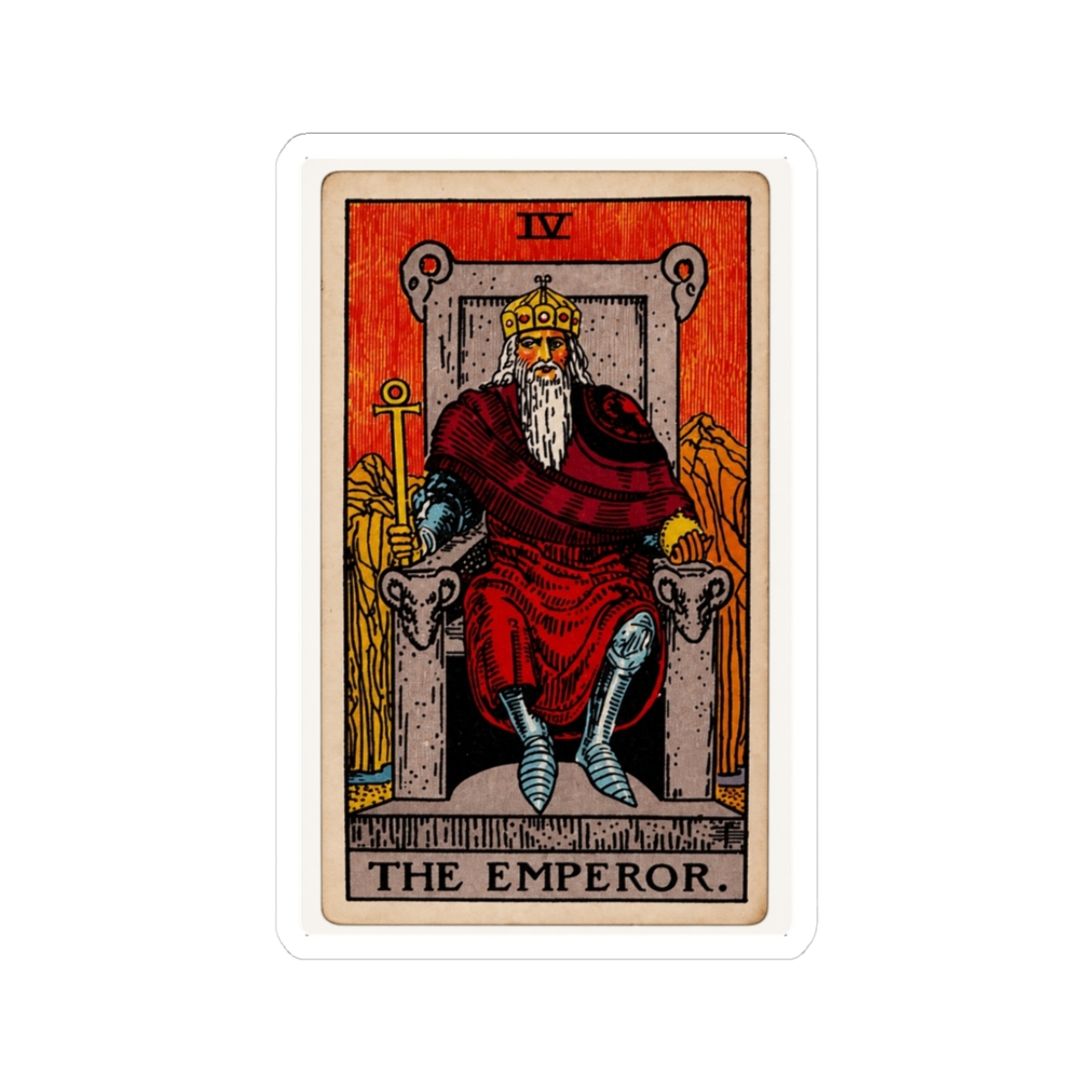 The Emperor Sticker | Bold Vinyl Decal for Everyday Style | Lord of the Mysteries