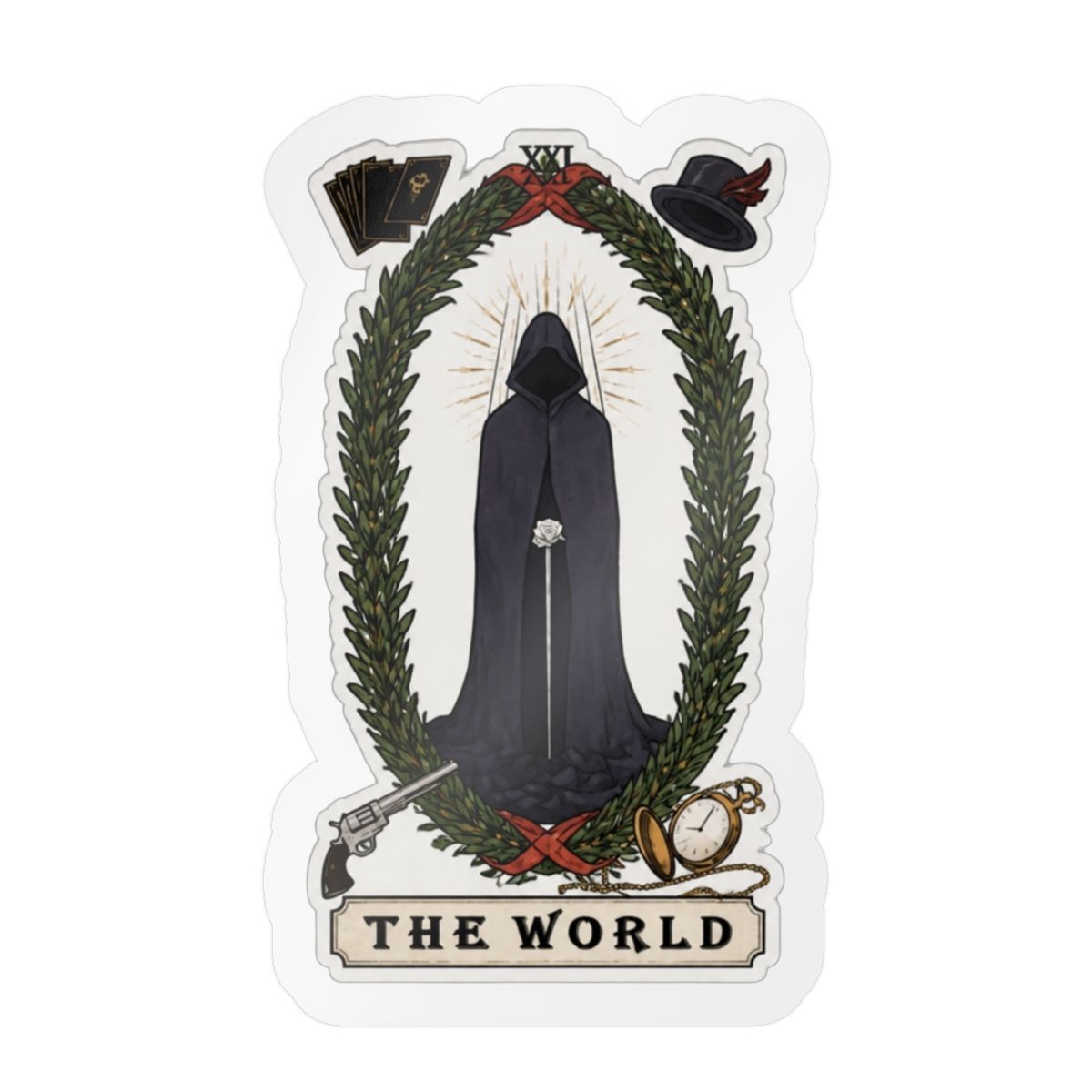 The World Tarot Sticker | Lord of the Mysteries Vinyl Decal - alternate angle 4, merchandise