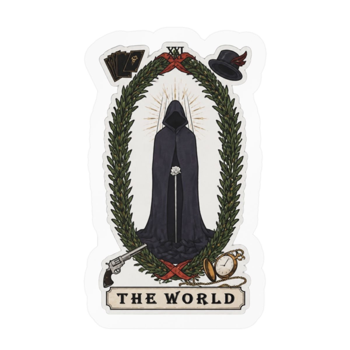 The World Tarot Sticker | Lord of the Mysteries Vinyl Decal