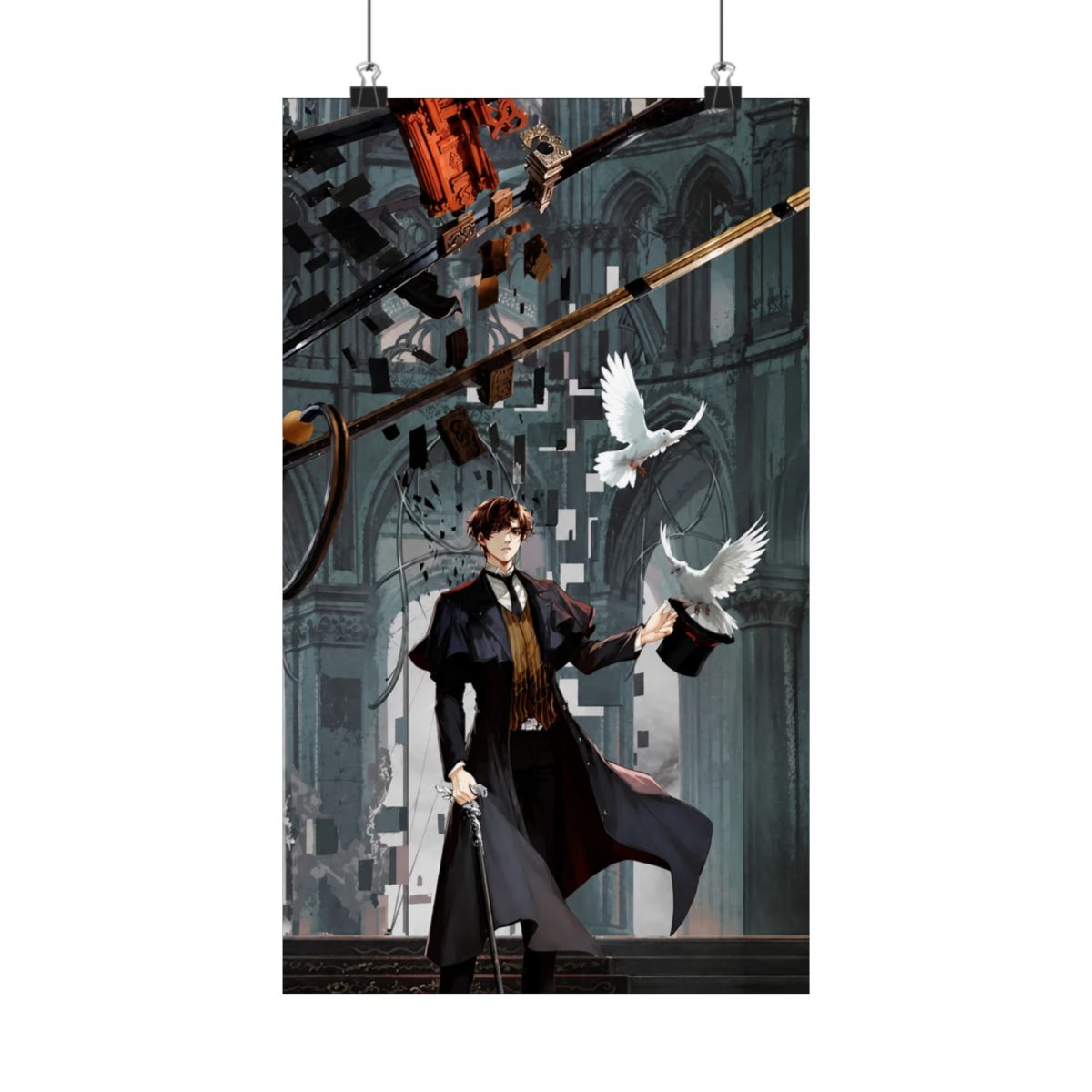 Klein Moretti Bird Lord of The Mysteries Frameless Posters Poster - Official Posters & Wall Art merchandise