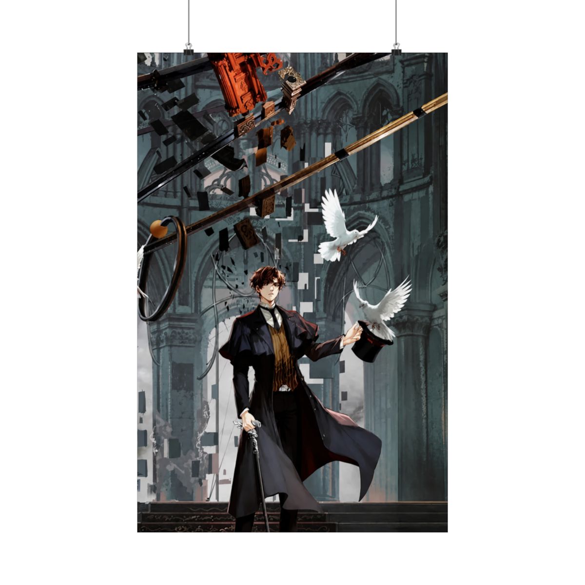 Klein Moretti Bird Lord of The Mysteries Frameless Posters Poster - alternate angle 1, merchandise