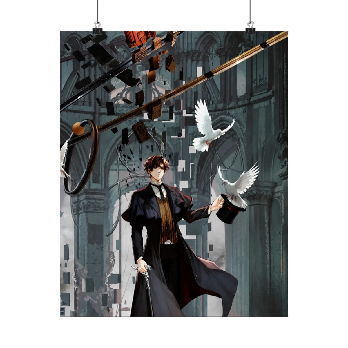 Klein Moretti Bird Lord of The Mysteries Frameless Posters Poster - alternate angle 4, merchandise