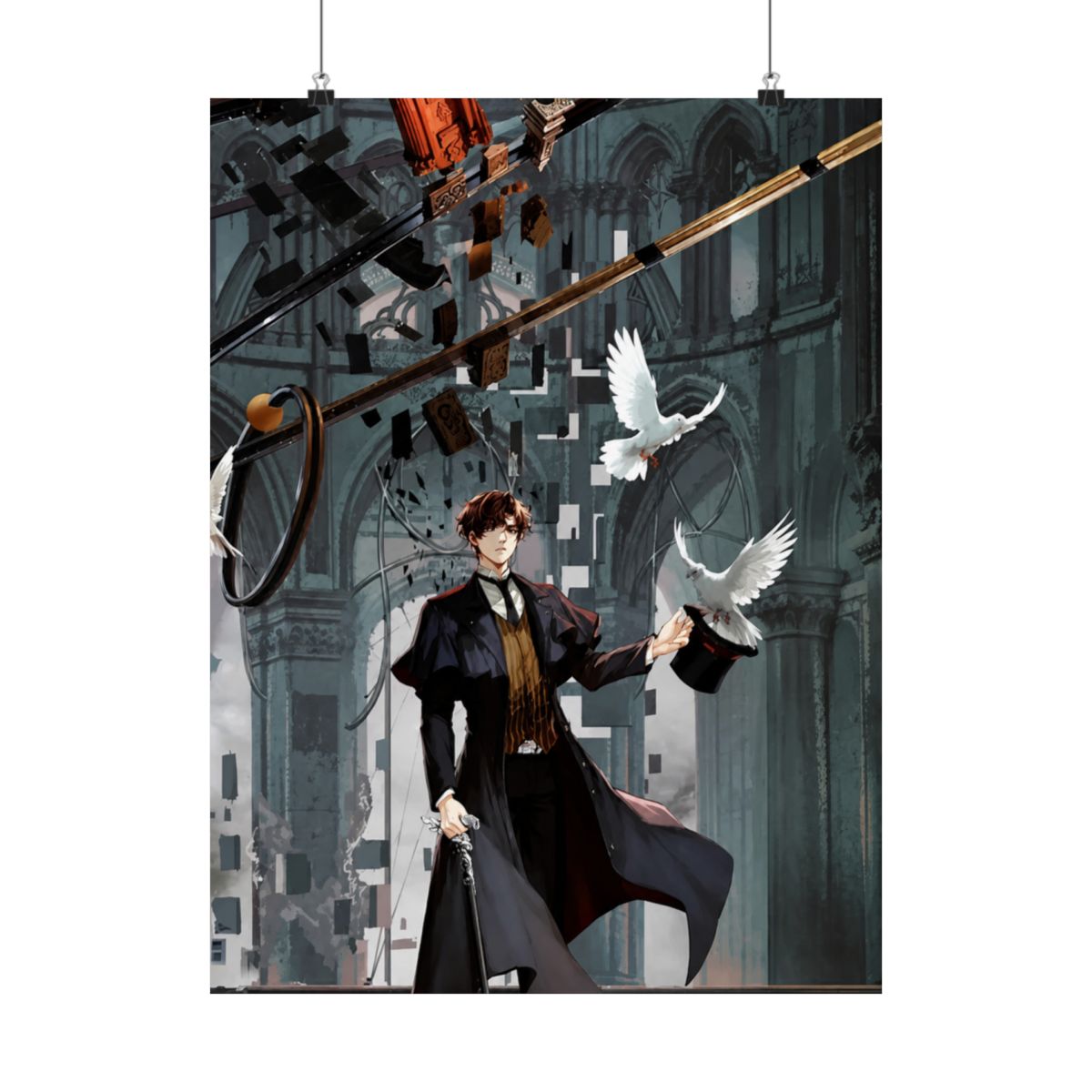 Klein Moretti Bird Lord of The Mysteries Frameless Posters Poster - alternate angle 3, merchandise