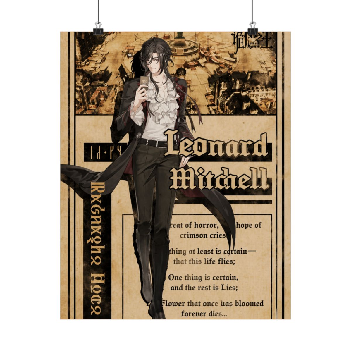 Leonard Mitchell Lord of The Mysteries Frameless Posters Poster - alternate angle 5, merchandise