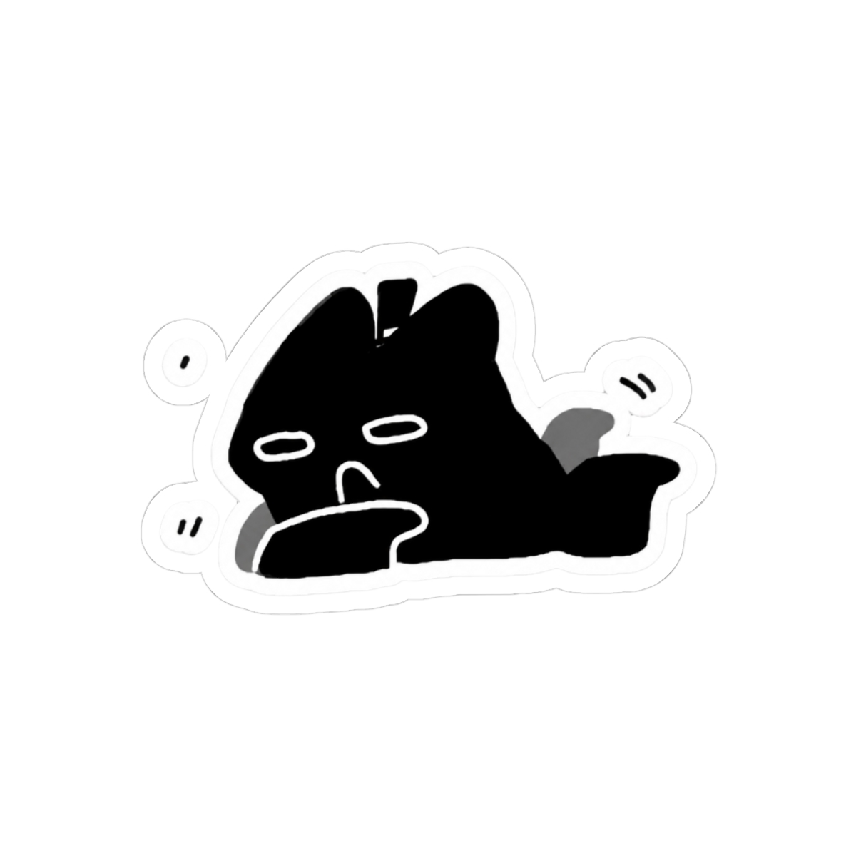 Lord of the Mysteries Exhausted Meow Sticker - LOTM Cat Outer Deity - Official stickers merchandise