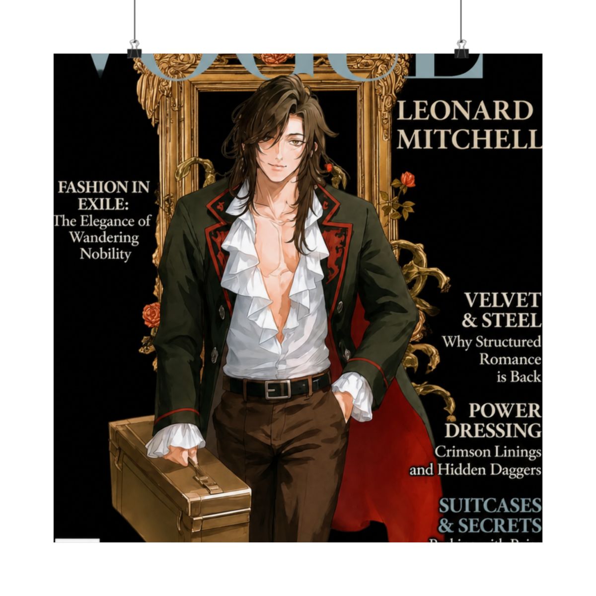 VOGUE: Leonard Mitchell Poster - Fashion in Exile Edition | Lord of the Mysteries - alternate angle 5, merchandise