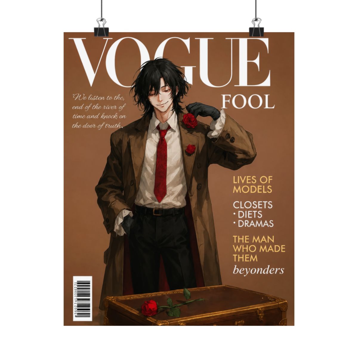 VOGUE FOOL Poster - Klein Moretti Cover Edition Posters Wall Art | Lord of the Mysteries - alternate angle 4, merchandise