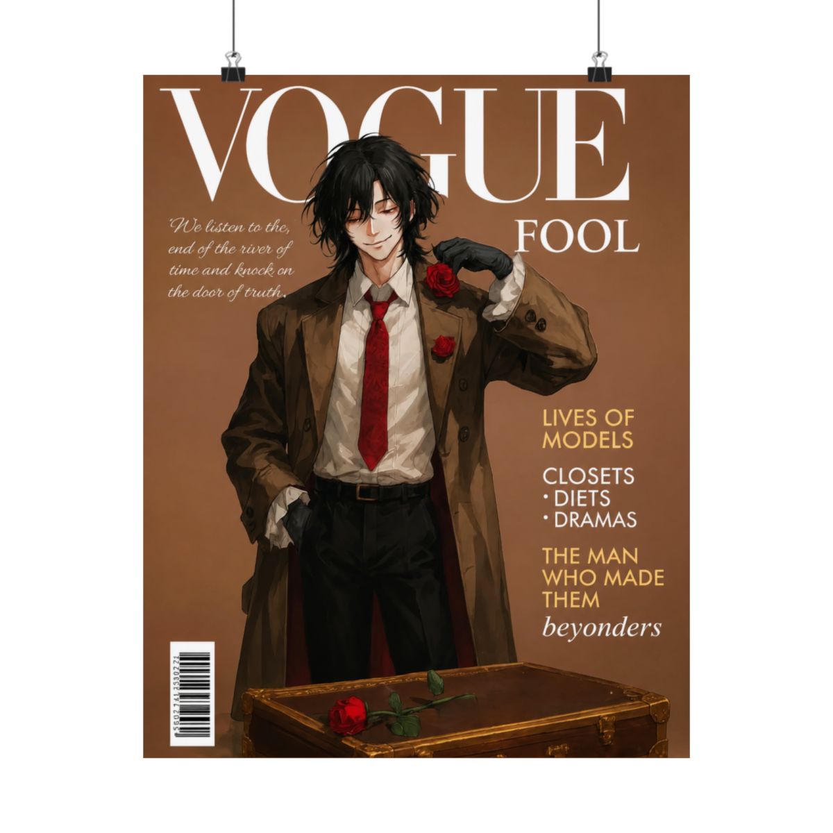 VOGUE FOOL Poster - Klein Moretti Cover Edition Posters Wall Art | Lord of the Mysteries - alternate angle 2, merchandise
