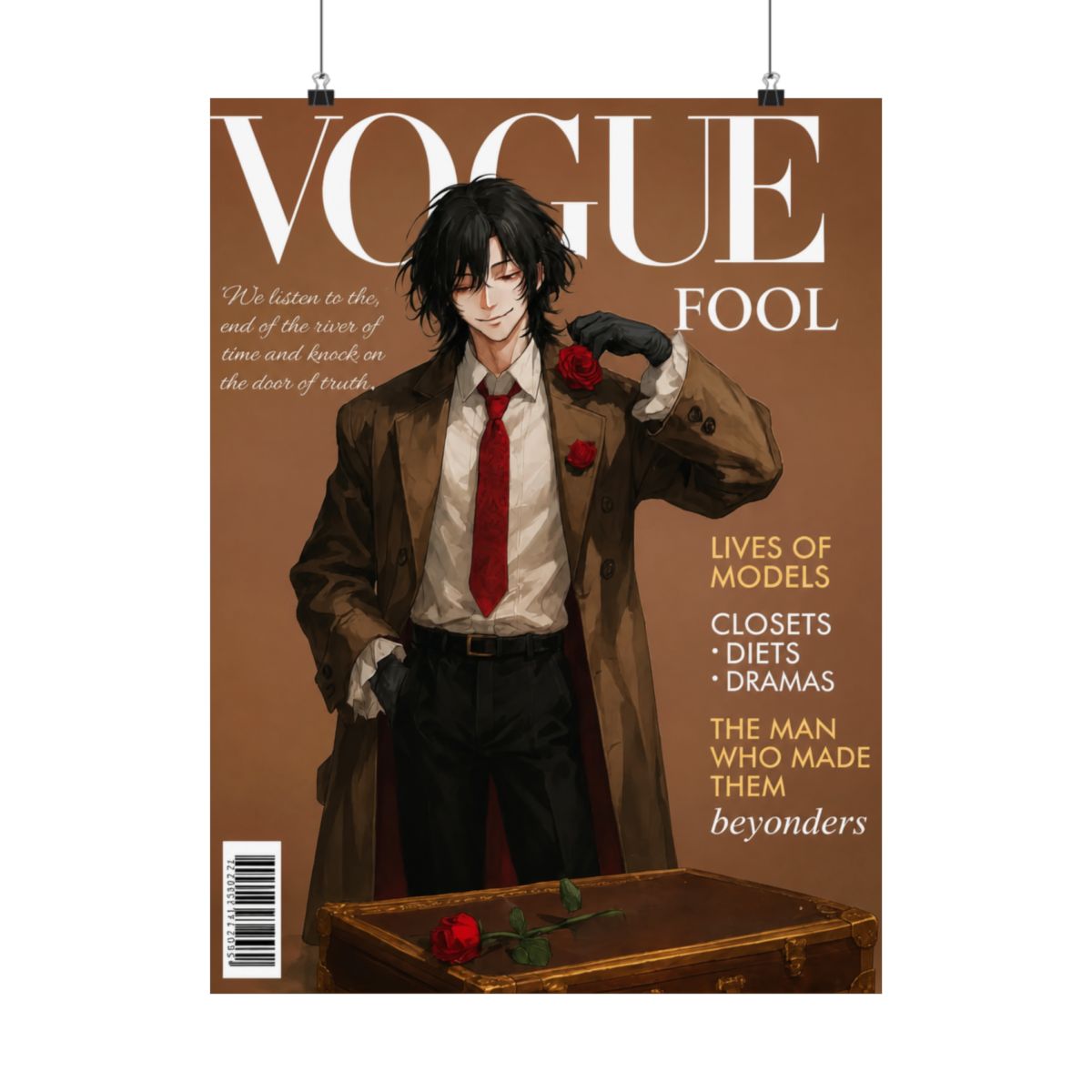 VOGUE FOOL Poster - Klein Moretti Cover Edition Posters Wall Art | Lord of the Mysteries - alternate angle 1, merchandise