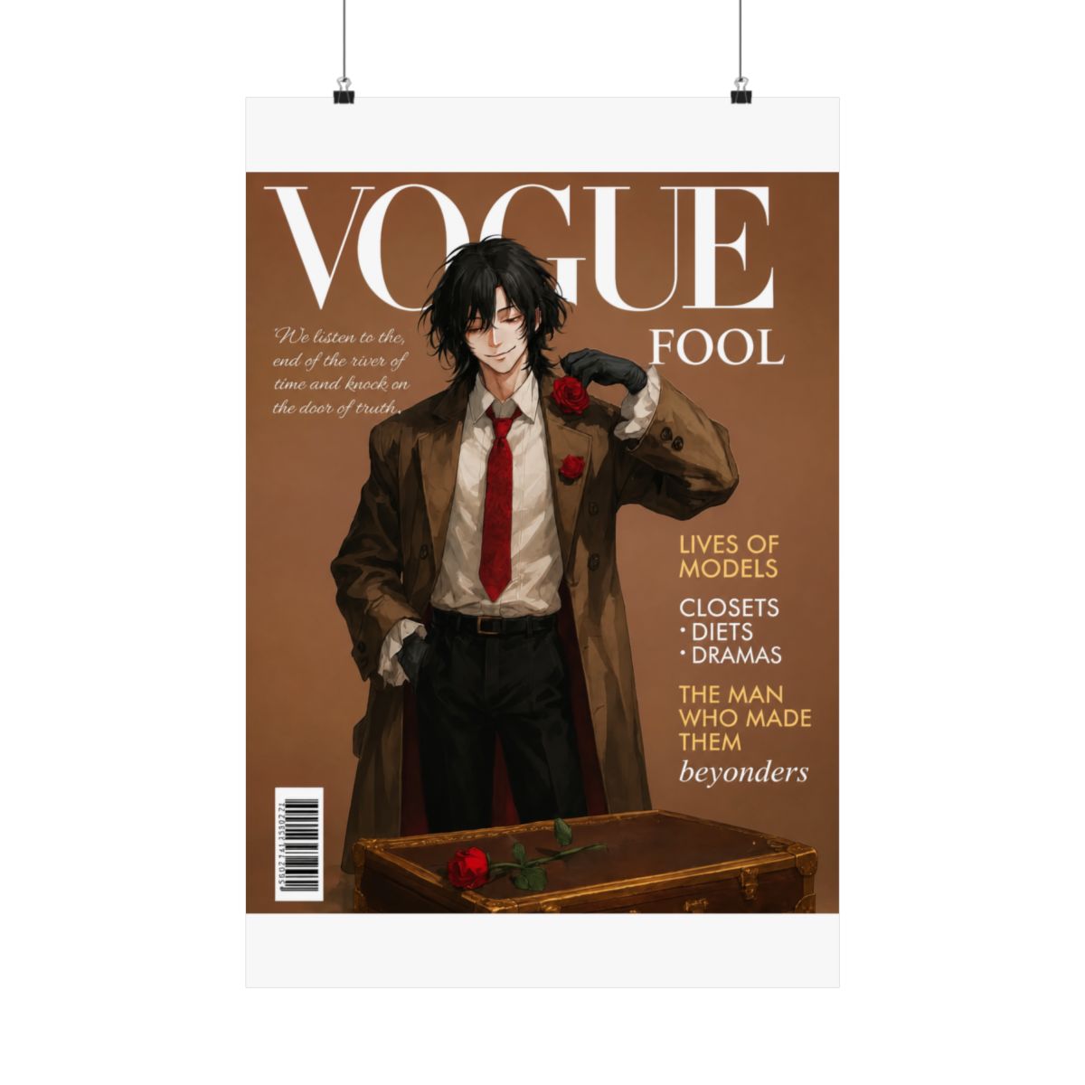 VOGUE FOOL Poster - Klein Moretti Cover Edition Posters Wall Art | Lord of the Mysteries - Official posters merchandise