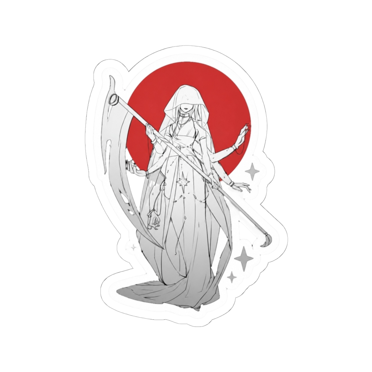 Lord of the Mysteries Evernight Goddess Vinyl Kiss-Cut Sticker - alternate angle 1, merchandise