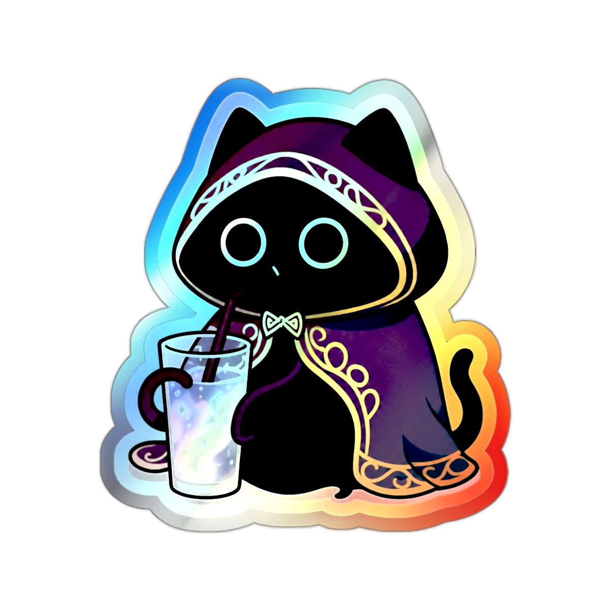 Lord of the Mysteries Arcane Cat Holographic Sticker - LOTM Fan Art - Official stickers merchandise